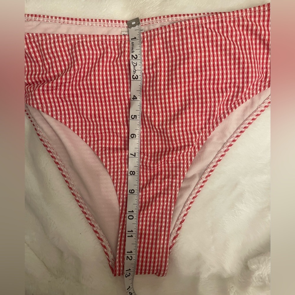 ❤️❤️No Boundaries Red and White Bikini Bottom - Picture 7 of 10